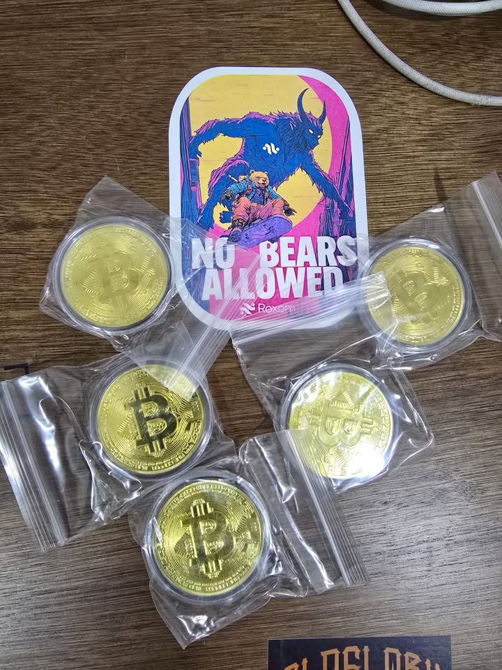 moneda de bitcoin coleccionable